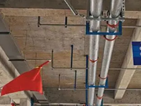 西秀管廊支架的安装方法